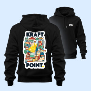 SweatShirt noir Kraft Point Féfé par Fernand Kayser