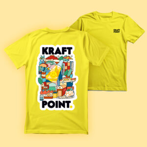 Tshirt noir Kraft Point Féfé par Fernand Kayser